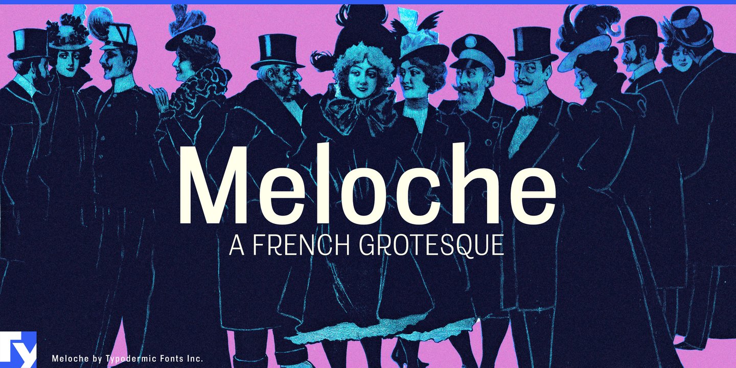 Example font Meloche #1